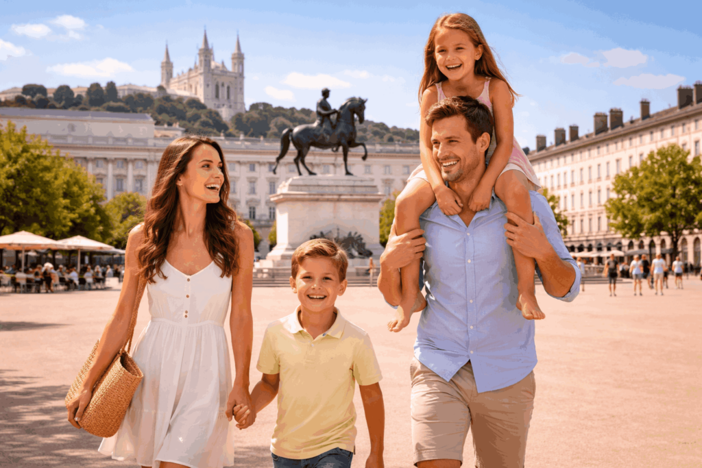 Place Bellecour, Visiter Lyon